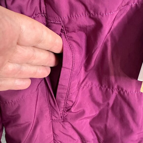 The North Face Kids Mossbud Reversible Parka Hooded Jacket Large 12 New $150 - Picture 16 of 17